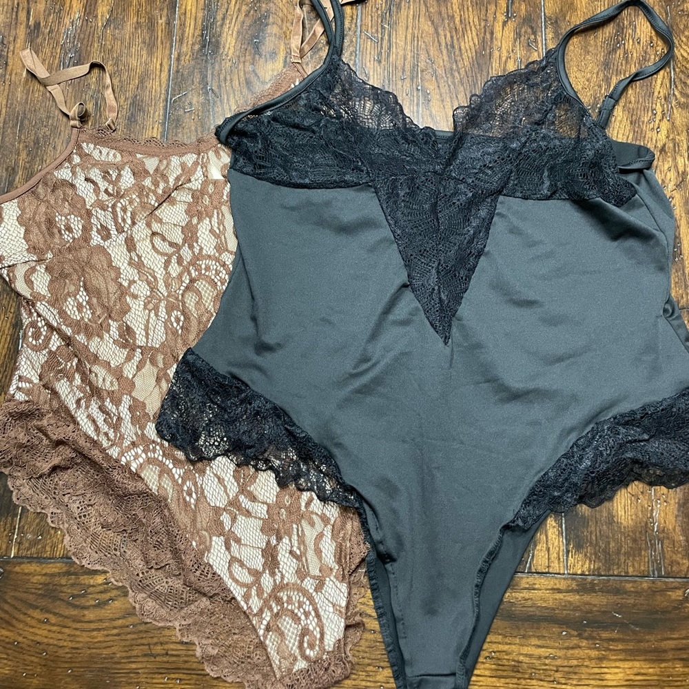 Shapewear Bundle brown/black lace